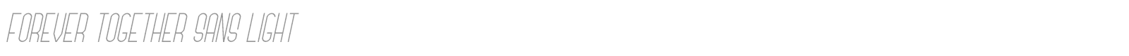 Forever Together Sans font preview